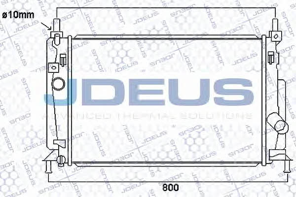 J. Deus 016M33 Радіатор охолодження двигуна 016M33: Купити в Україні - Добра ціна на EXIST.UA!