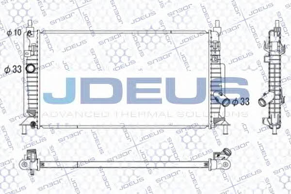 J. Deus 016M35 Радіатор охолодження двигуна 016M35: Купити в Україні - Добра ціна на EXIST.UA!