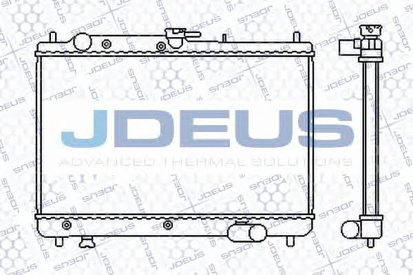 J. Deus 016N11 Радіатор охолодження двигуна 016N11: Купити в Україні - Добра ціна на EXIST.UA!