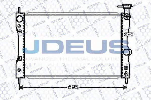 J. Deus 018M40 Радіатор охолодження двигуна 018M40: Купити в Україні - Добра ціна на EXIST.UA!