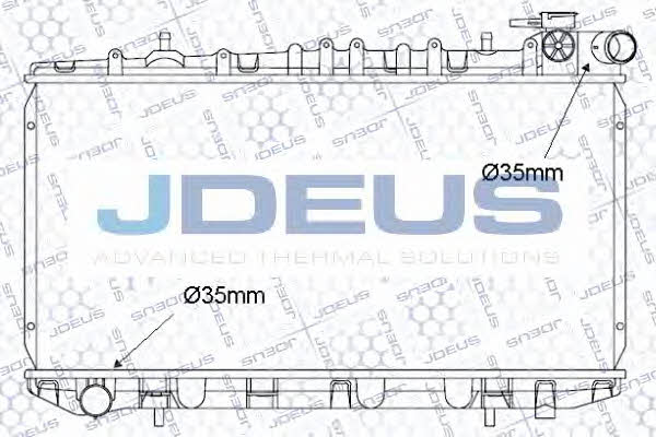 J. Deus 019M47 Радіатор охолодження двигуна 019M47: Купити в Україні - Добра ціна на EXIST.UA!