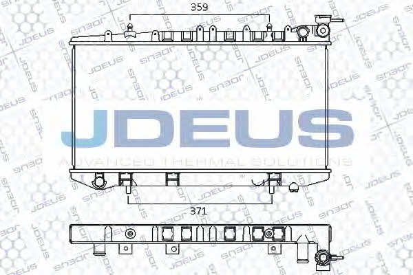 J. Deus 019M49 Радіатор охолодження двигуна 019M49: Купити в Україні - Добра ціна на EXIST.UA!