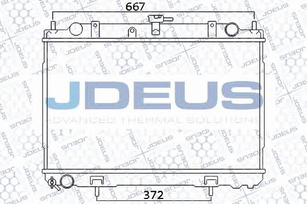 J. Deus 019M65 Радіатор охолодження двигуна 019M65: Купити в Україні - Добра ціна на EXIST.UA!