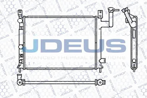 J. Deus 019N04 Радіатор охолодження двигуна 019N04: Купити в Україні - Добра ціна на EXIST.UA!