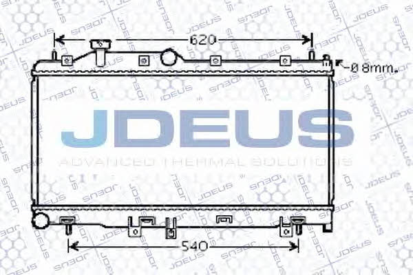 J. Deus 026M05 Радіатор охолодження двигуна 026M05: Купити в Україні - Добра ціна на EXIST.UA!