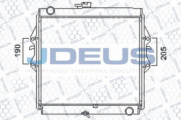 J. Deus 028M76 Радіатор охолодження двигуна 028M76: Купити в Україні - Добра ціна на EXIST.UA!