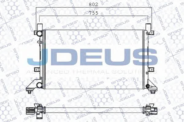 J. Deus 030M17 Радіатор охолодження двигуна 030M17: Купити в Україні - Добра ціна на EXIST.UA!