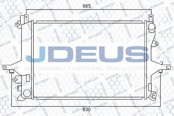 J. Deus 031M10 Радіатор охолодження двигуна 031M10: Купити в Україні - Добра ціна на EXIST.UA!