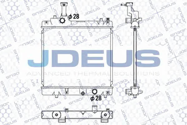 J. Deus 042M24 Радіатор охолодження двигуна 042M24: Купити в Україні - Добра ціна на EXIST.UA!