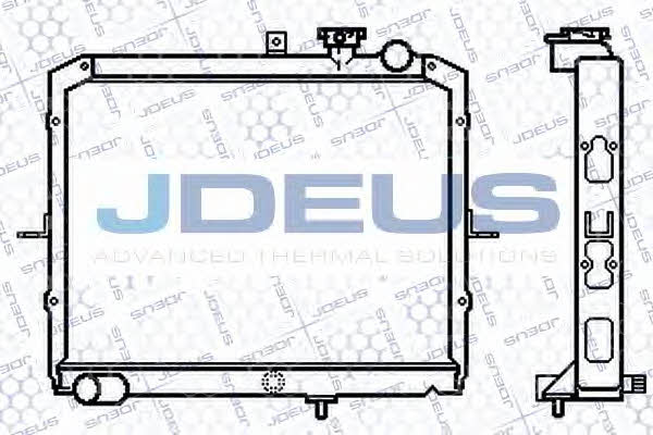 J. Deus 065M04 Радіатор охолодження двигуна 065M04: Купити в Україні - Добра ціна на EXIST.UA!