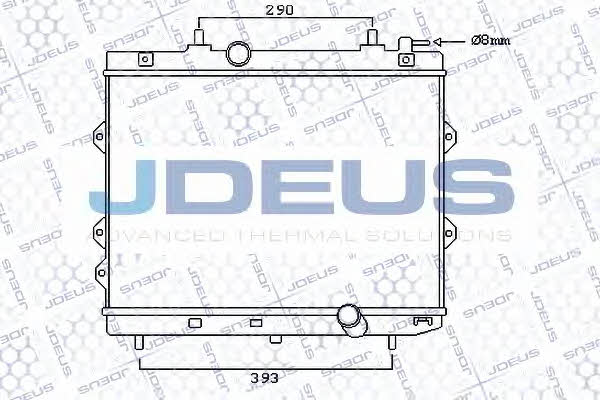 J. Deus 065M13 Радіатор охолодження двигуна 065M13: Приваблива ціна - Купити в Україні на EXIST.UA!