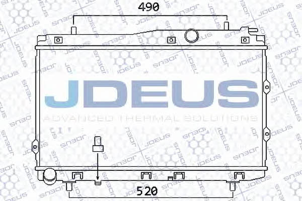 J. Deus 065M16 Радіатор охолодження двигуна 065M16: Купити в Україні - Добра ціна на EXIST.UA!
