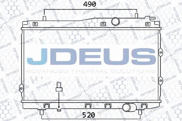 J. Deus 065M17 Радіатор охолодження двигуна 065M17: Купити в Україні - Добра ціна на EXIST.UA!