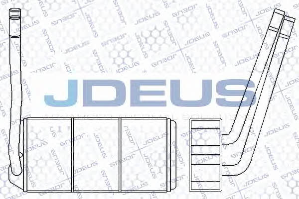J. Deus 202M17 Радіатор опалювача салону 202M17: Купити в Україні - Добра ціна на EXIST.UA!