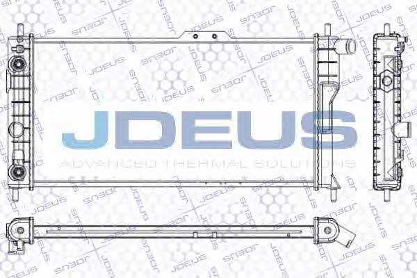 J. Deus RA0200501 Радіатор охолодження двигуна RA0200501: Купити в Україні - Добра ціна на EXIST.UA!