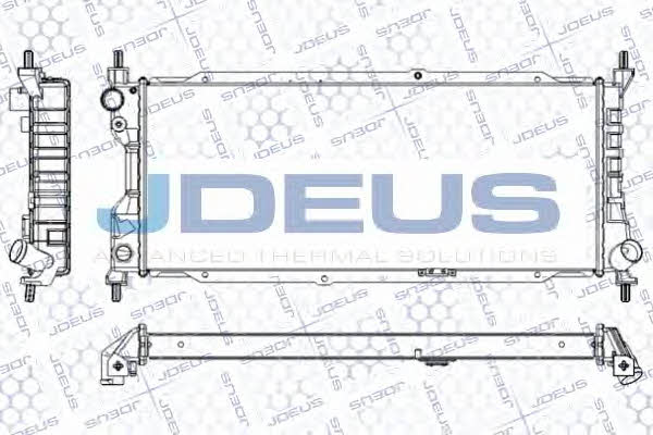 J. Deus RA0200530 Радіатор охолодження двигуна RA0200530: Купити в Україні - Добра ціна на EXIST.UA!