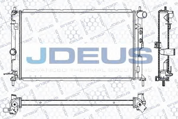 J. Deus RA0200681 Радіатор охолодження двигуна RA0200681: Купити в Україні - Добра ціна на EXIST.UA!