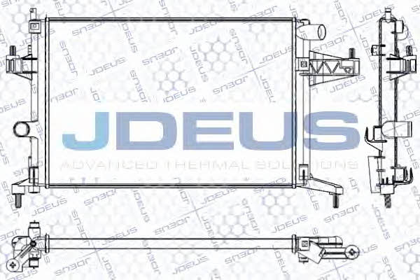 J. Deus RA0200710 Радіатор охолодження двигуна RA0200710: Купити в Україні - Добра ціна на EXIST.UA!