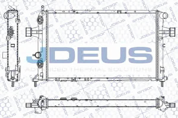 J. Deus RA0200810 Радіатор охолодження двигуна RA0200810: Купити в Україні - Добра ціна на EXIST.UA!