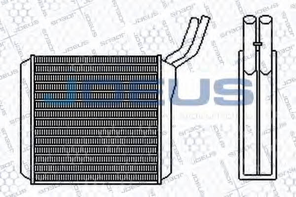 J. Deus 220M23 Радіатор опалювача салону 220M23: Приваблива ціна - Купити в Україні на EXIST.UA!