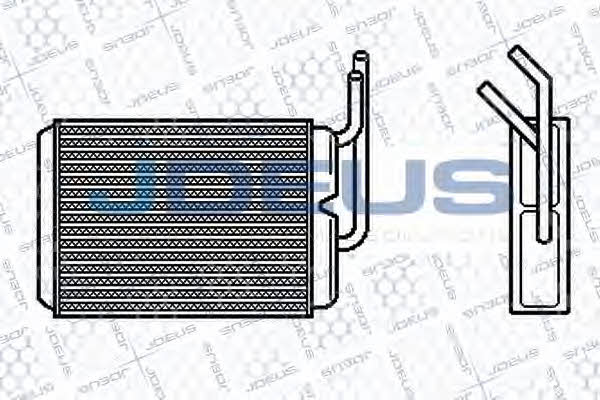 J. Deus 223M59 Радіатор опалювача салону 223M59: Купити в Україні - Добра ціна на EXIST.UA!