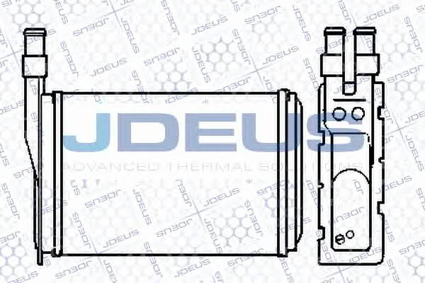 J. Deus 223V08 Радіатор опалювача салону 223V08: Приваблива ціна - Купити в Україні на EXIST.UA!