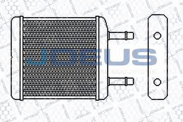 J. Deus 256M01 Радіатор опалювача салону 256M01: Приваблива ціна - Купити в Україні на EXIST.UA!