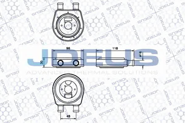 J. Deus 499M90 Радіатор масляний 499M90: Купити в Україні - Добра ціна на EXIST.UA!