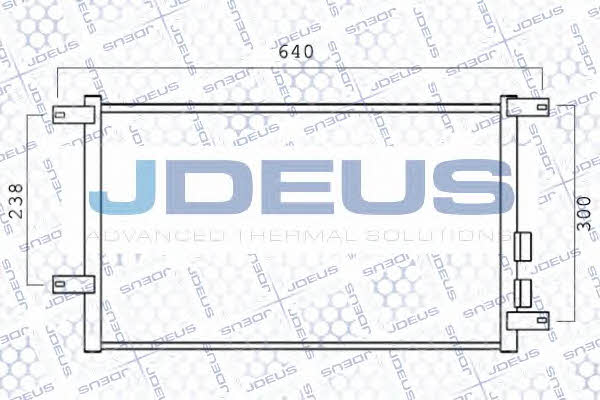 J. Deus 700M10 Радіатор кондиціонера (Конденсатор) 700M10: Купити в Україні - Добра ціна на EXIST.UA!