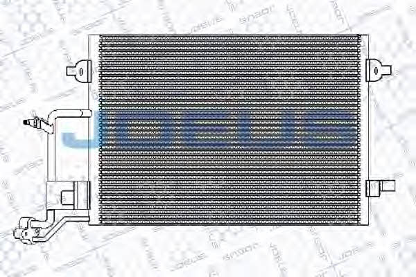 J. Deus 701M07 Радіатор кондиціонера (Конденсатор) 701M07: Купити в Україні - Добра ціна на EXIST.UA!