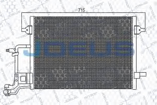 J. Deus 701M10 Радіатор кондиціонера (Конденсатор) 701M10: Купити в Україні - Добра ціна на EXIST.UA!