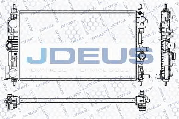 J. Deus RA0201030 Радіатор охолодження двигуна RA0201030: Приваблива ціна - Купити в Україні на EXIST.UA!