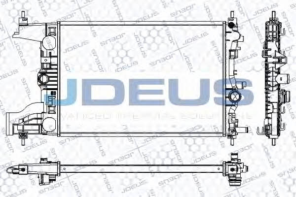 J. Deus RA0201050 Радіатор охолодження двигуна RA0201050: Купити в Україні - Добра ціна на EXIST.UA!