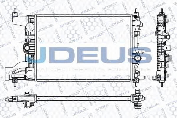 J. Deus RA0201070 Радіатор охолодження двигуна RA0201070: Купити в Україні - Добра ціна на EXIST.UA!