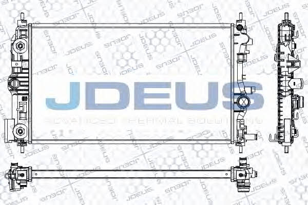 J. Deus RA0201090 Радіатор охолодження двигуна RA0201090: Купити в Україні - Добра ціна на EXIST.UA!