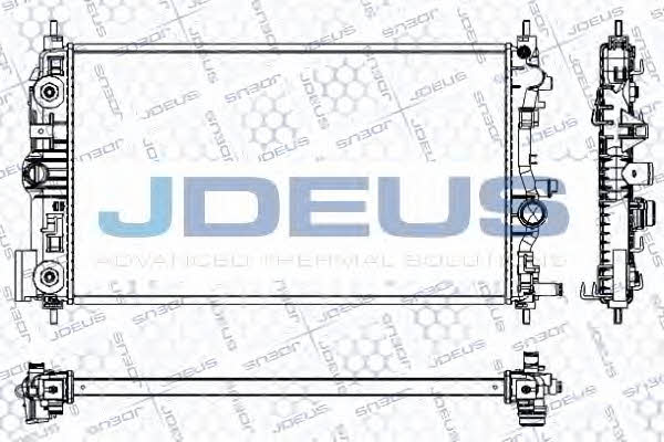 J. Deus RA0201110 Радіатор охолодження двигуна RA0201110: Купити в Україні - Добра ціна на EXIST.UA!