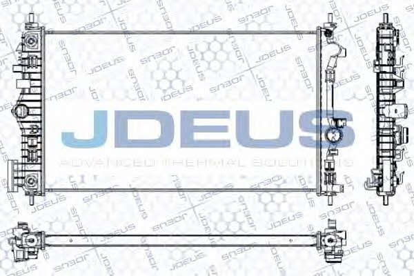 J. Deus RA0201120 Радіатор охолодження двигуна RA0201120: Купити в Україні - Добра ціна на EXIST.UA!