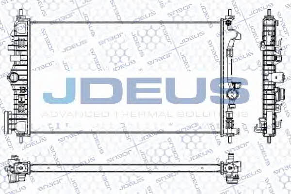 J. Deus RA0201130 Радіатор охолодження двигуна RA0201130: Купити в Україні - Добра ціна на EXIST.UA!