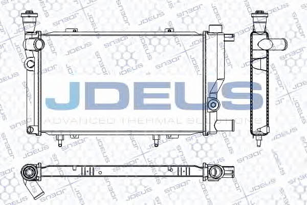 J. Deus RA0210241 Радіатор охолодження двигуна RA0210241: Купити в Україні - Добра ціна на EXIST.UA!
