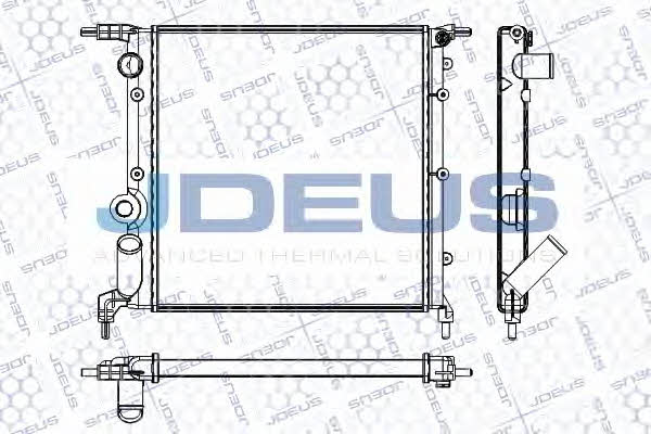 J. Deus RA0230401 Радіатор охолодження двигуна RA0230401: Приваблива ціна - Купити в Україні на EXIST.UA!