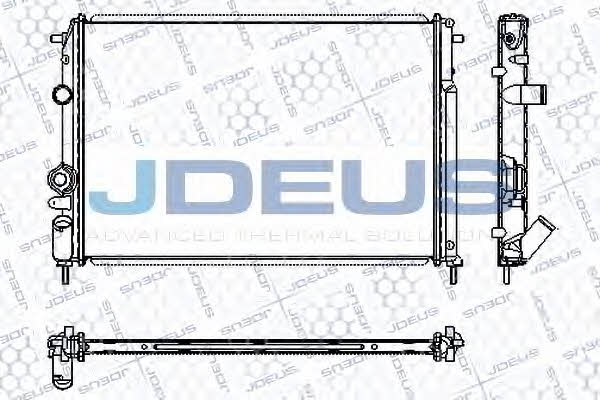 J. Deus RA0230600 Радіатор охолодження двигуна RA0230600: Купити в Україні - Добра ціна на EXIST.UA!