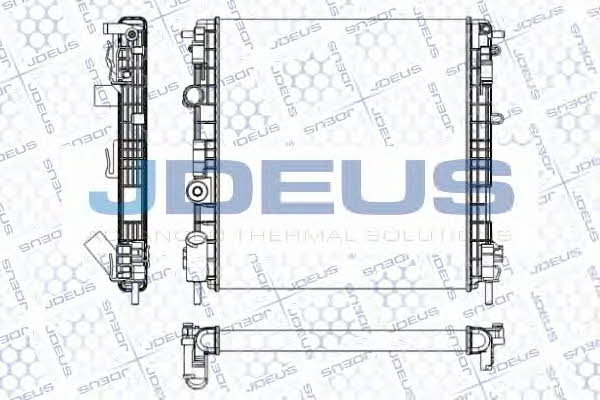 J. Deus RA0230660 Радіатор охолодження двигуна RA0230660: Купити в Україні - Добра ціна на EXIST.UA!