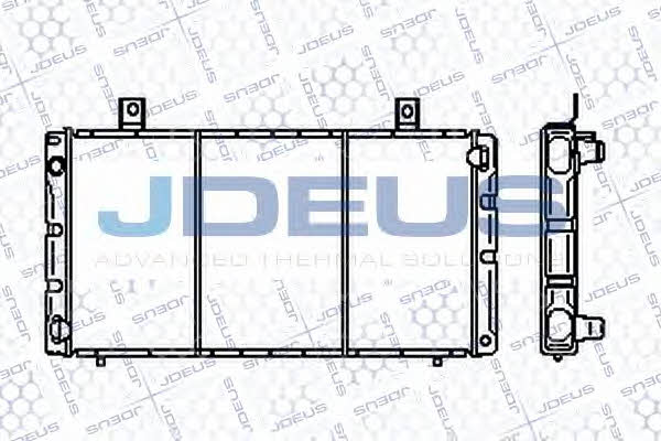 J. Deus RA0240020 Радіатор охолодження двигуна RA0240020: Купити в Україні - Добра ціна на EXIST.UA!