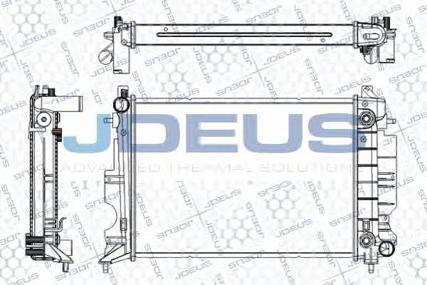 J. Deus RA0240160 Радіатор охолодження двигуна RA0240160: Купити в Україні - Добра ціна на EXIST.UA!