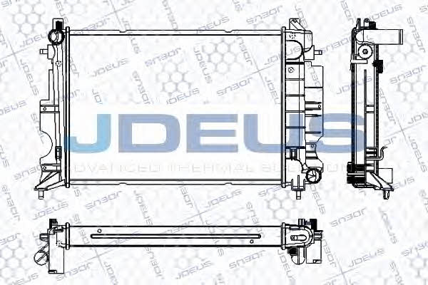 J. Deus RA0240170 Радіатор охолодження двигуна RA0240170: Купити в Україні - Добра ціна на EXIST.UA!