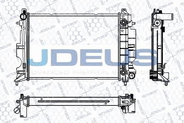J. Deus RA0240180 Радіатор охолодження двигуна RA0240180: Купити в Україні - Добра ціна на EXIST.UA!