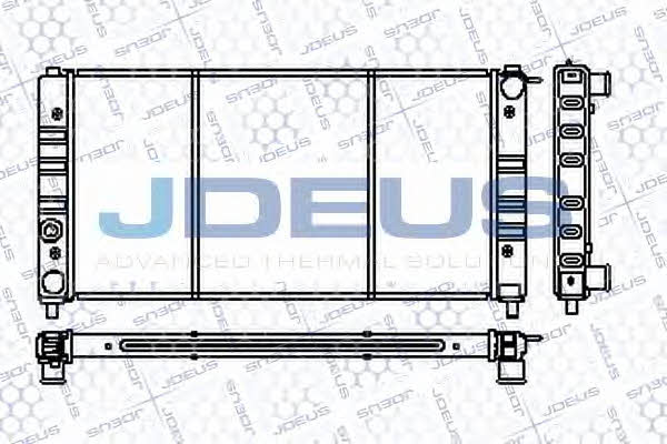 J. Deus RA0250000 Радіатор охолодження двигуна RA0250000: Купити в Україні - Добра ціна на EXIST.UA!