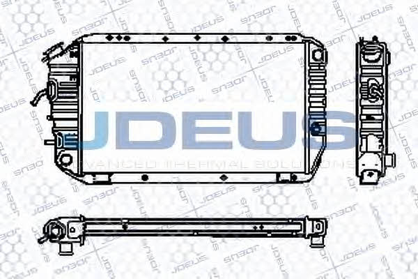 J. Deus RA0260040 Радіатор охолодження двигуна RA0260040: Купити в Україні - Добра ціна на EXIST.UA!