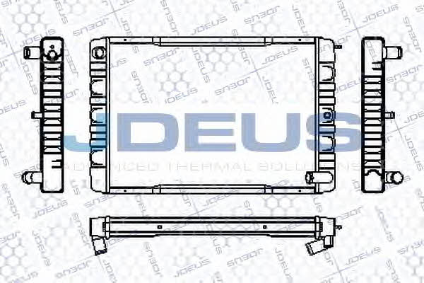 J. Deus RA0310420 Радіатор охолодження двигуна RA0310420: Купити в Україні - Добра ціна на EXIST.UA!