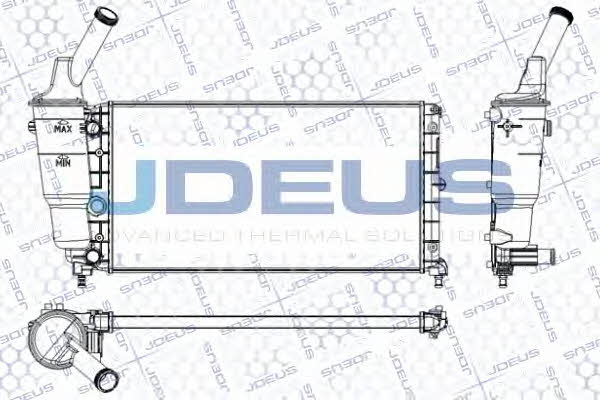 J. Deus RA0360090 Радіатор охолодження двигуна RA0360090: Купити в Україні - Добра ціна на EXIST.UA!